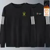 Envio RápidoCamiseta Pulôver de Lã Solta Masculina Outono/Inverno, Gola Redonda, Manga Longa, Tamanho Grande, Versátil