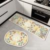 Alfombrillas de Cocina de Lujo Ligero de Barro Diatómico, Alfombrillas Absorbentes de Aceite y Resistentes a Manchas, Set de Alfombrillas Largas Resistentes a Manchas y Fáciles de Limpiar para Cocina y Alfombrillas