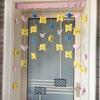 Lindo Winnie the Pooh Amor Shi Di Estilo Oso Amarillo Cortina Divisoria Decoración de Entrada de Sala de Estar Baño Cortina Colgante de Dormitorio