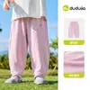 [Compre 2 Itens, Ganhe 3 Yuan de Desconto] Roupas Infantis do Dudu Calças Infantis Calças Anti-Mosquito de Verão para Meninos Calças Longas de Outono para Meninas