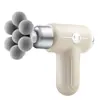 Pistola de Massagem Muscular para Tecido Profundo Multi-Cabeça Transfronteiriça com 9 Cabeças de Massagem para Fitness em Casa Mini Uso nos Ombros e Pescoço