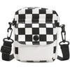 Bolsa Pequena Casual de Lona Bolsa Feminina Nova 2025 Bolsa de Tecido Xadrez Estilo Coreano Menina Mole Tendência Bolsa Tiracolo Transversal