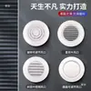 Salida de Aire Fresco Sistema de Aire Acondicionado Interior ABS Ventilador Redondo de Escape Cubierta Decoración Entrada Intercambio Plástico Ébano Negro