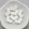 Acessórios DIY acrílico cor sólida moldura pixel coração furo reto coração oco corrente para celular contas