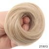 Peluca femenina anillo para el cabello de bola perezoso esponjoso banda de goma espiral moño para el cabello simulación cabello liso anillo para el cabello fábrica mayoreo