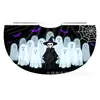 Capas Negras de Halloween Europeas y Americanas Hechas a Medida de Fábrica para Niños y Niñas con Diseños Impresos de Calabaza, Fantasma y Murciélago, con Cordones