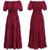 Muitos Yi Duo Medieval Literário Retrô Palco Cos Fantasia Halloween Retrô Vestido Longo Feminino Cosplay Vestido de Personagem para Fantasia