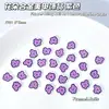 Joyería de Arte para Uñas con Flores de Dibujos Animados Coloridas Estilo Japonés Estilo Dulce Parche de Camelia de Aleación Hecho a Mano Decoración DIY Estampado en Caliente