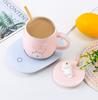 Taza de 55 grados automática de temperatura constante cerámica cálida taza pareja boda 38 regalo práctico recuerdo logotipo publicitario