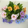 Flor de Simulación Preferida Transfronteriza Flor Individual Flor Única Flor de Trompeta Flor Artificial Arreglo Floral para Salón de Bodas Fondo Decoración del Hogar Material Floral