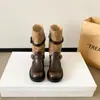 Botas estilo francês com fivela ~ fivela de cinto retrô, botas de montaria de cano médio coloridas para mulheres, nova coleção outono/inverno 2026, botas longas estilo western