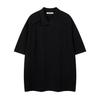 Camisa Polo Irregular Estilo Americano Manga Corta para Hombre 2026 Verano Tendencia Marca Nicho Gama Alta Holgada Cuello Solapa Top Casual