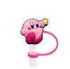 Serie Kirby Dibujo Animado Cubierta para Popote Tapa para Popote Tapón de Polvo de Silicona Decoración Linda para Popote En Stock Listo Venta al por Mayor
