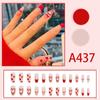Usando Unha Unha Mistura Unhas Francesas ins Aurora Removível Fake Nail Bow Frosted Ice Clear