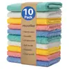 Paño de Limpieza de Coral Fleece con Borde Cortado Amazon, Paño de Limpieza Grueso Absorbente Multifuncional para Cocina, Paño para Lavar Platos Fácil de Limpiar