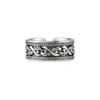 Anillo tailandés de plata con diseño de dragón para hombre, estilo vintage de alta gama, diseño original, anillo abierto ajustable