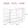 Caja de almacenamiento transparente mini invernadero con orificios de ventilación personalizables, caja de almacenamiento a prueba de polvo para figuras, caja de exhibición acrílica de caja sorpresa