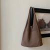 Bolso de mano para mujer, estilo vintage, informal, de lana tejida, de gran capacidad, bandolera, combinable con todo, 2024