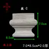 Soporte de Viga de Columna Estilo Europeo Decoración de Puerta de Gabinete Aplique de Madera Maciza Pared de Fondo de Columna Romana Arco Carpintería de Madera Fabricante