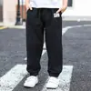 Calça Antimosquito Infantil, Algodão Puro, Estilo Verão Fino, Corte Amplo com Bolsos, Calça Harem para Bebês, Calça Longa Casual de Algodão e Linho para Meninos e Meninas
