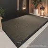 Felpudo de bucle de seda para entrada de casa, alfombrilla simple para recibidor, impermeable para exteriores, lavable, alfombrilla para raspar suciedad y quitar polvo