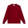 Sudadera de Algodón Pesado de Moda Ropa de Trabajo Holgada Cuello Redondo Manga Larga Ropa de Trabajo Uniforme de Grupo Uniforme de Clase Camisa Cultural con Logo Impreso