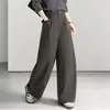 Elegantes Pantalones de Pierna Ancha para Mujer para el Trabajo, Nuevos Pantalones Casuales Sueltos de Cintura Alta para Otoño 2026, Pantalones Largos Adelgazantes y Versátiles