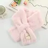 Bufanda Nueva de Invierno para Mujer de Piel Sintética de Conejo Versátil Cálida de Felpa Snood Corto Engrosado Protección Cruzada para el Cuello Calentador de Cuello a Prueba de Viento