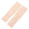 Manga protectora solar de seda de hielo para niños, verano, exterior, protección UV, hipoalergénica, repelente de mosquitos, manga de hielo, transpirable, color liso, manga para brazo ligera