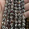 Atacado de fábrica vintage três olhos Contas do céu contas redondas ágata contas do céu contas soltas DIY Bodhi acessórios de joias
