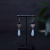 Novo estilo chinês original de alta qualidade brincos de estilo antigo joias estilo étnico feminino hanfu joias de aço brincos de agulha personalizado atacado