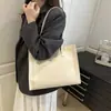 Bolsa de Ombro/Axila Casual para Trabalho e Dia a Dia, Cor Sólida, Nova Moda, Textura Simples, Atacado Transfronteiriço