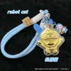 Llavero de Gato Hello Kitty Lindo Colgante Kt Cadena de Teléfono Móvil de Oro Puro Colgante para Bolsa de Lista Dorada Coche