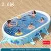 Piscina dobrável grande para uso externo, não inflável, para uso doméstico, infantil, para banho de bebês e crianças, para brincadeiras na água e adultos.