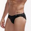 Suministro al por Mayor y al Detalle Exportación Ropa Interior para Hombre Imitación Cuero Charol Pu Triángulo Lencería Sexy Transpirable