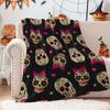 Manta de Franela para Halloween Comercio Exterior Transfronterizo Amazon Xiyin Manta Más Vendida Cómoda y Suave Manta para Sofá