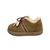 Zapatos Gruesos, Forrados de Felpa, Cálidos y Engrosados Estilo Birkenstock, Zapatos de Algodón Peludos para Mujer, Botas de Nieve Nuevas Invierno 2025, Zapatos de Entrenamiento Alemanes