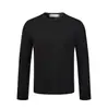 Ropa Vintage Yidao Otoño 2026 Nueva Camiseta Básica de Manga Larga con Cuello Redondo para Hombre Estilo Americano Color Sólido Corte Ajustado