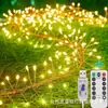 Caixa de Bateria LED Transfronteiriça Luzes de Fio de Cobre com 8 Funções USB para Foguetes Decoração de Árvore da Fortuna de Ano Novo
