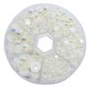 1150 AB mágico ABS semicírculo multi-tamaño fondo plano accesorios perla de imitación arte de uñas accesorios para el cabello ropa DIY en caja