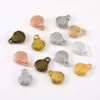 Pingente da Série Oceano em Liga Metálica Estrela-do-Mar Concha Tartaruga Pequeno Pingente para Pulseira Colar DIY Acessórios de Joias