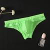 Ropa interior transparente de seda helada para hombre Junye de tiro bajo sexy, calzoncillos transpirables con soporte U, pantalones cortos juveniles de moda al por mayor