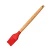 Directo de fábrica mango de madera silicona utensilios de cocina 12 piezas alta temperatura resistente multifuncional grado alimenticio cuchara espátula juego utensilios de cocina