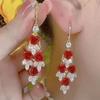 Pendientes geométricos con hebilla de oreja de estilo frío, sencillos, ligeros, de lujo, de gran sentido, para mujer, versátiles, venta al por mayor