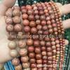 Contas soltas de pedra linha vermelha do comércio de Ming produtos semi-acabados atacado acessórios de amantes com contas feitas à mão DIY atacado