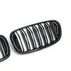 Adecuado para Modelos de Doble Línea 15-18 Bmw Serie 7 G11 G12, Rejilla Frontal Negra Brillante de Reemplazo para el Coche Original, Hecha de Material Abs