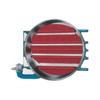 Válvula de Mariposa con Ventilación Eléctrica de Acero al Carbono, Compuerta de Aire Neumática Resistente al Polvo, Fabricante de Válvula de Turbina Manual Personalización