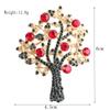 Broche Navideño Lanhao Moda Europea y Americana Nuevo Árbol de Navidad Zapatos Reno Corona Copo de Nieve Campana Pin para Mujeres