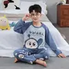 Pijama para niños para primavera y otoño, de manga larga y pantalón largo, estilo fino, para niños, niños pequeños y adolescentes, ropa de casa de verano, nuevo modelo 2026