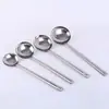Venta Directa de Fábrica Cuchara Servidora de Mango Largo de Acero Inoxidable Moderna Simple para Hogar Restaurante Cantina Cuchara Servidora al por Mayor Cuchara para Servir Cuchara para Sopa